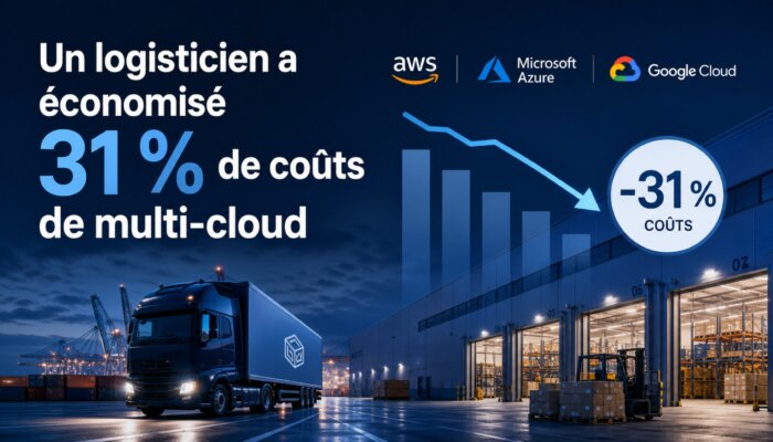 Un logisticien a économisé 31 pour cent de coûts de multi-cloud