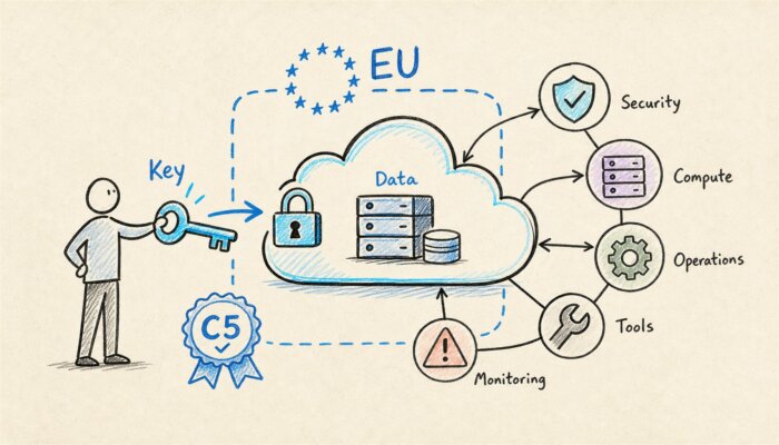 Cloud-Souveränität: C5, Datenresidenz, Schlüsselhoheit